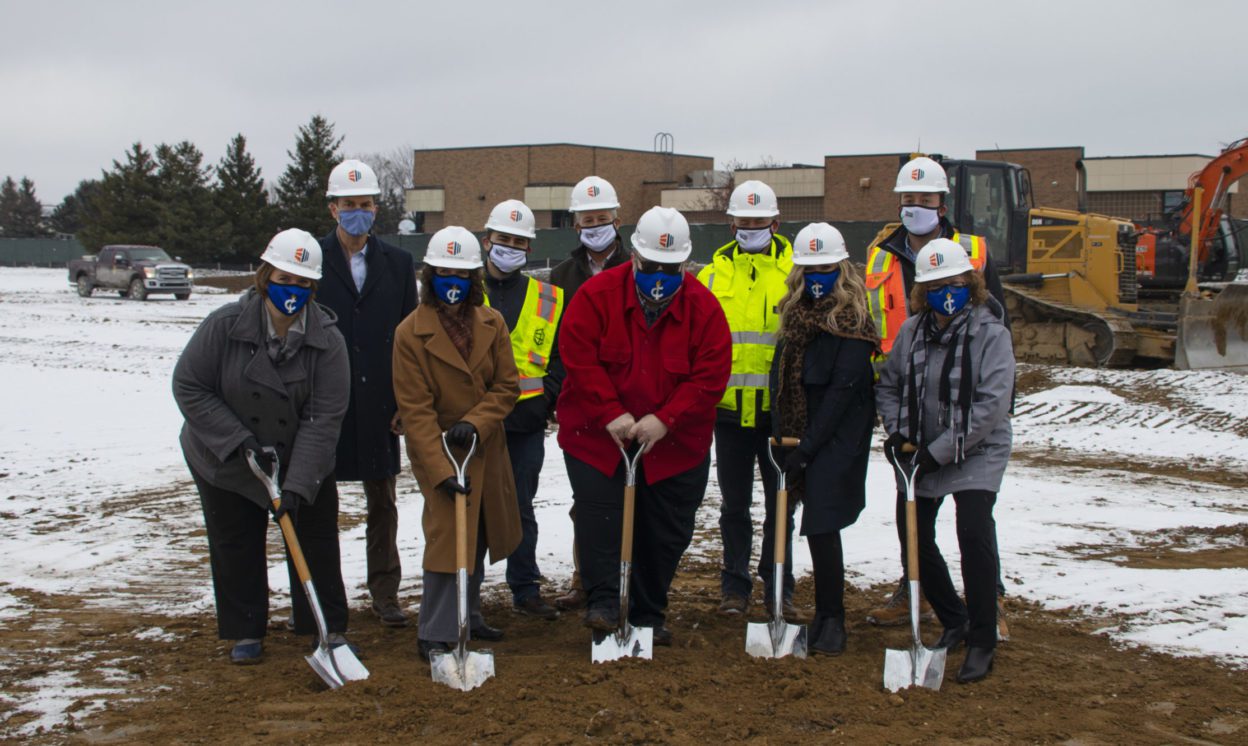 Imlay City High School Performing Arts Center Breaks Ground - Barton Malow