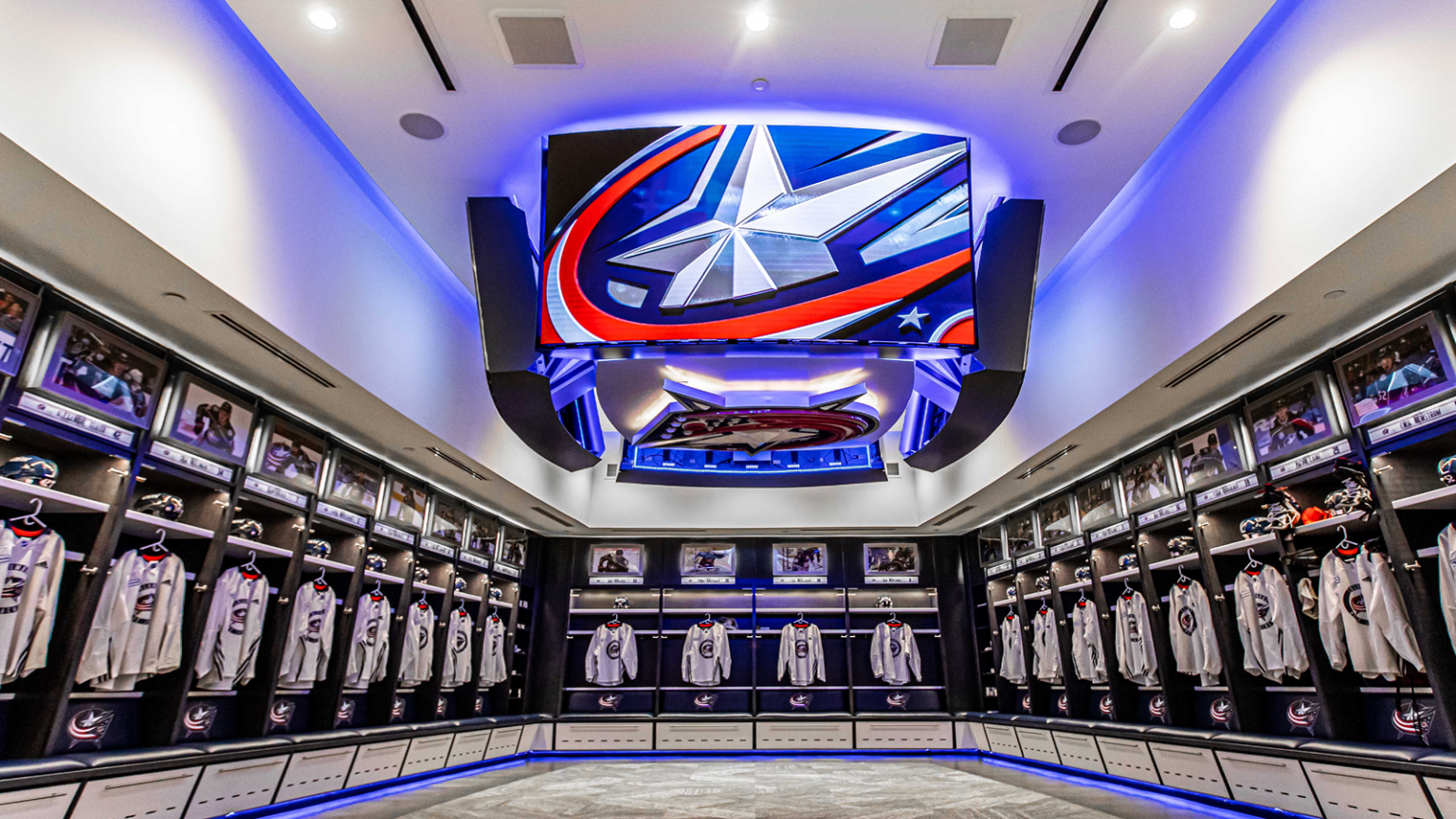 Barton Malow Completes Columbus Blue Jackets Locker Room Renovation ...