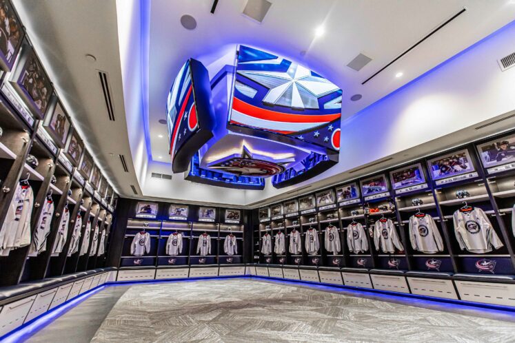 NHL Locker Room Renovation: Columbus Blue Jackets