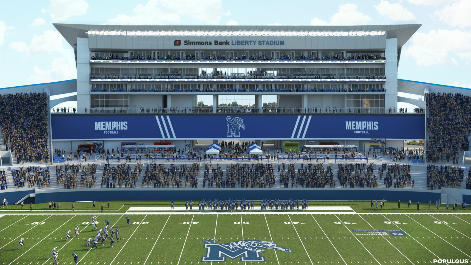 Simmons Bank Liberty Stadium Renovations Barton Malow