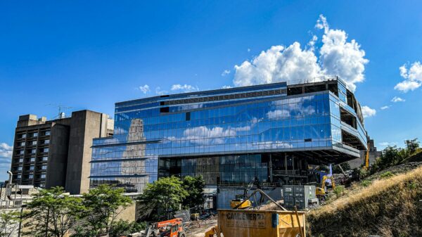 Pitt Rec and Wellness Center, under construction